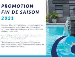 Promotion fin de saison 2021 Aquarino